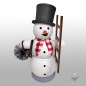 Preview: Kuhnert 35033 Schneemann Schornsteinfeger