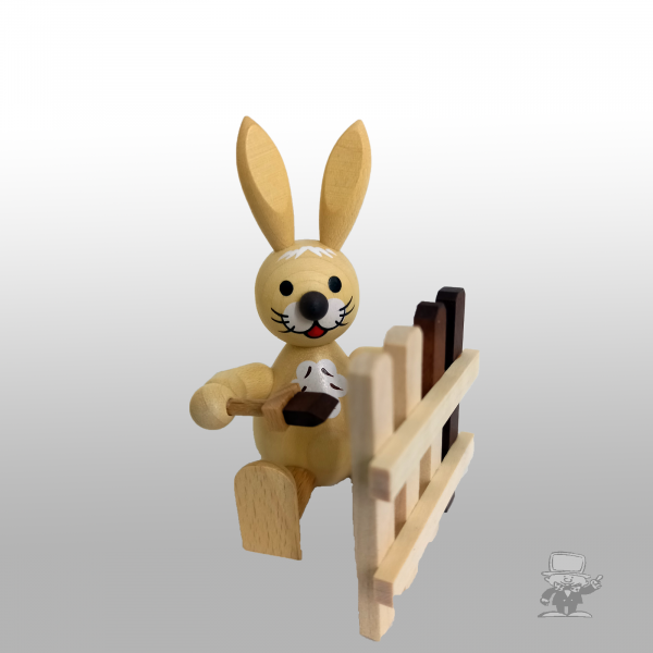 Wagner 221 Osterhase beim Zaunstreichen